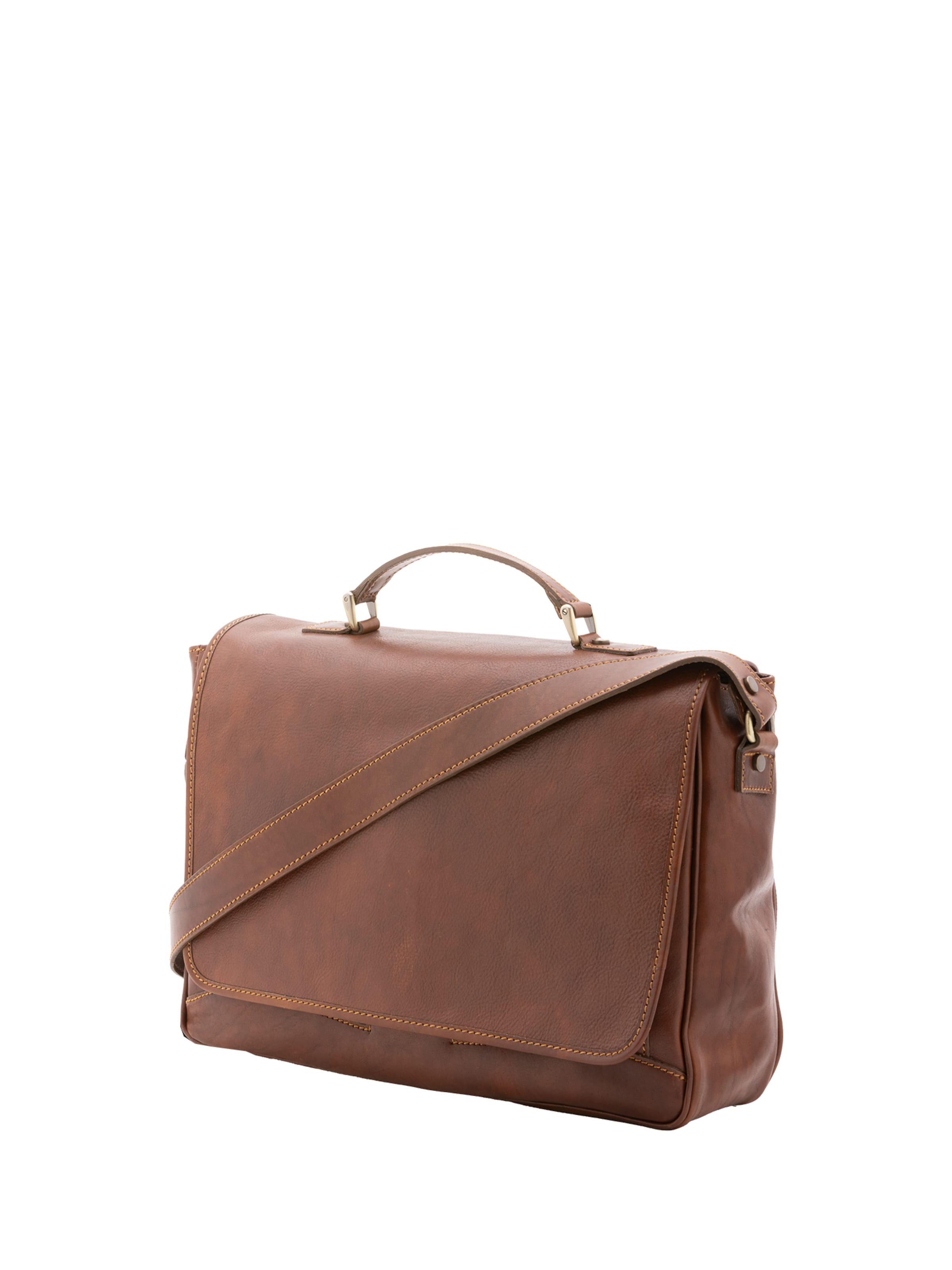 Viola Castellani Aktentas in Bruin: voorkant