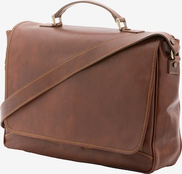 Porte-documents Viola Castellani en marron : devant