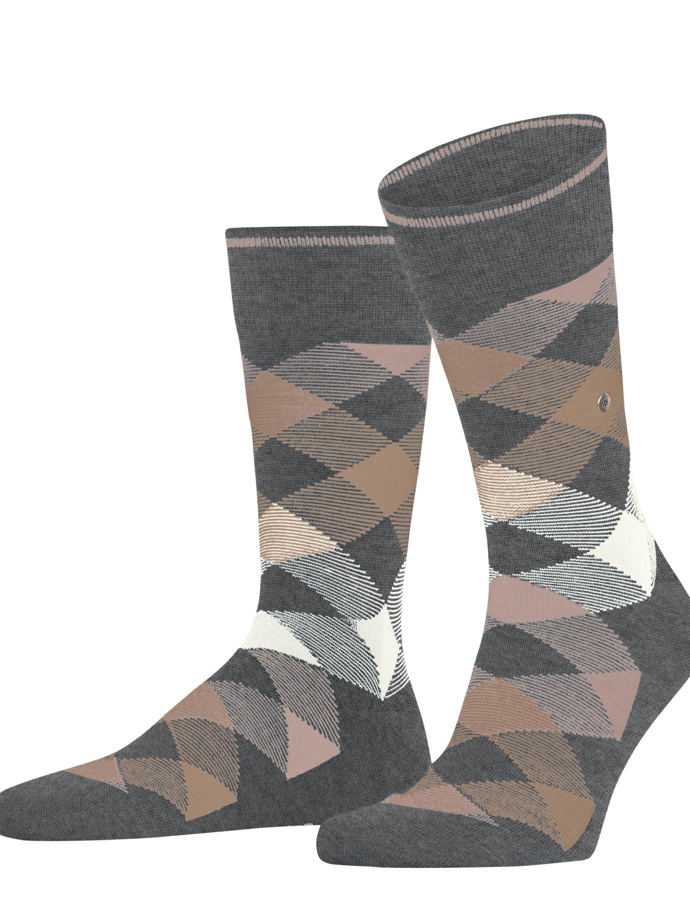 BURLINGTON Socks 'Newcastle' in Grey: front