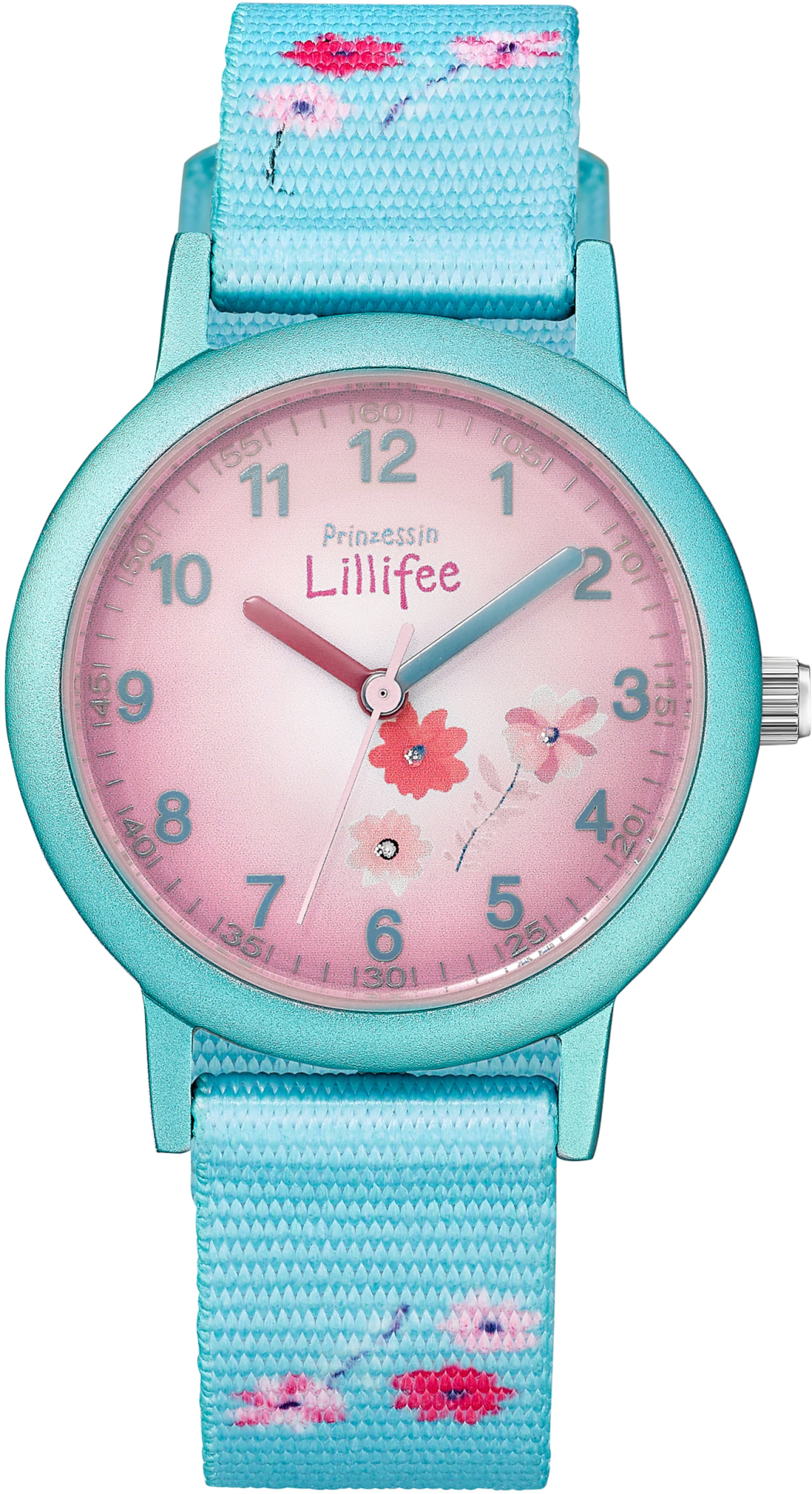 PRINZESSIN LILLIFEE Uhr in Blau: Vorderseite