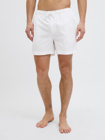 JACK & JONES Плавательные шорты 'JPSTMaui' в Белый: спереди