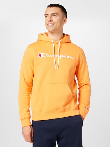 Champion Authentic Athletic Apparel Sweatshirt in Orange: front