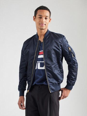 ALPHA INDUSTRIES Between-season jacket 'MA-1 VF LW' in Blue: front