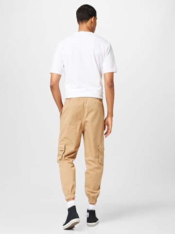 Hailys Men - Tapered Calças cargo 'Pino' em bege