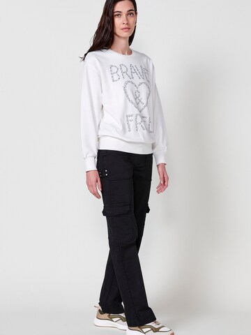 KOROSHI Sweatshirt in Wit