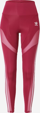 ADIDAS ORIGINALS Skinny Leggings 'Centre Stage' in Rot: predná strana