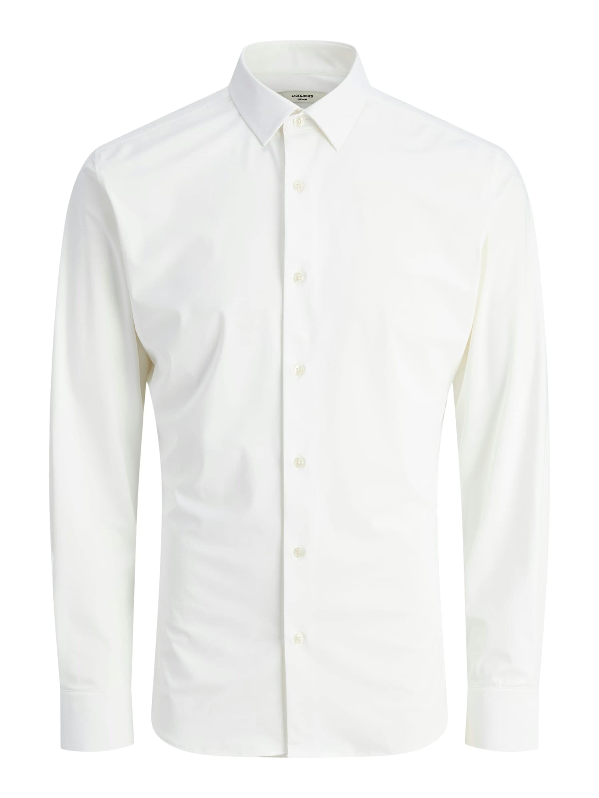 JACK & JONES Button Up Shirt 'Blaactive' in M in White, Item view