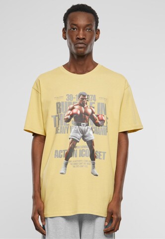 MT Upscale T-Shirt 'Rumble' in Gelb: predná strana