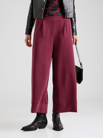 Rich & Royal Wide Leg Laskoshousut värissä punainen: etupuoli