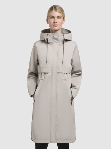 khujo Between-seasons parka 'MANAO' in Beige: front