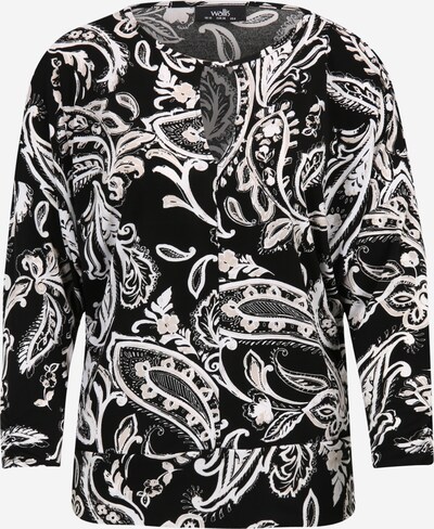 Wallis Shirt in creme / kitt / schwarz, Produktansicht