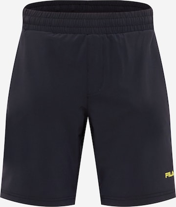 FILA Workout Pants 'RAUBLING' in Black: front