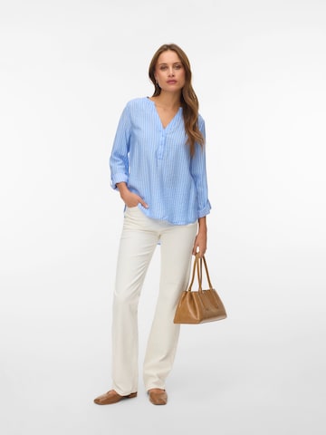 VERO MODA Bluzka 'VMKAJA' w kolorze niebieski