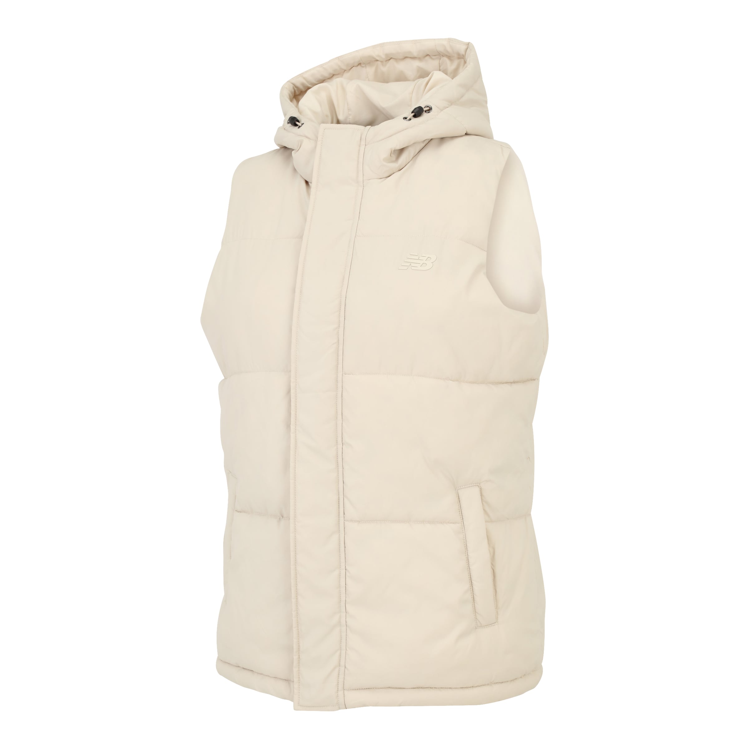 new balance Weste 'Puffer Vest'. in beige, Produktansicht