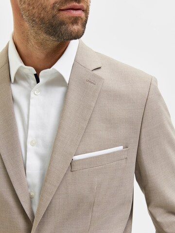 Slim fit Giacca business da completo 'Nick' di SELECTED HOMME in beige