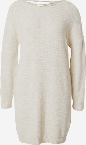 BONOBO Knitted dress in Beige: front