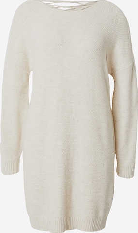 BONOBO Knitted dress in Beige: front