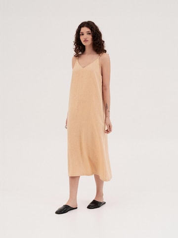 AmourLinen Kleid 'Jakarta'‌‌‌‌‌ in Gelb