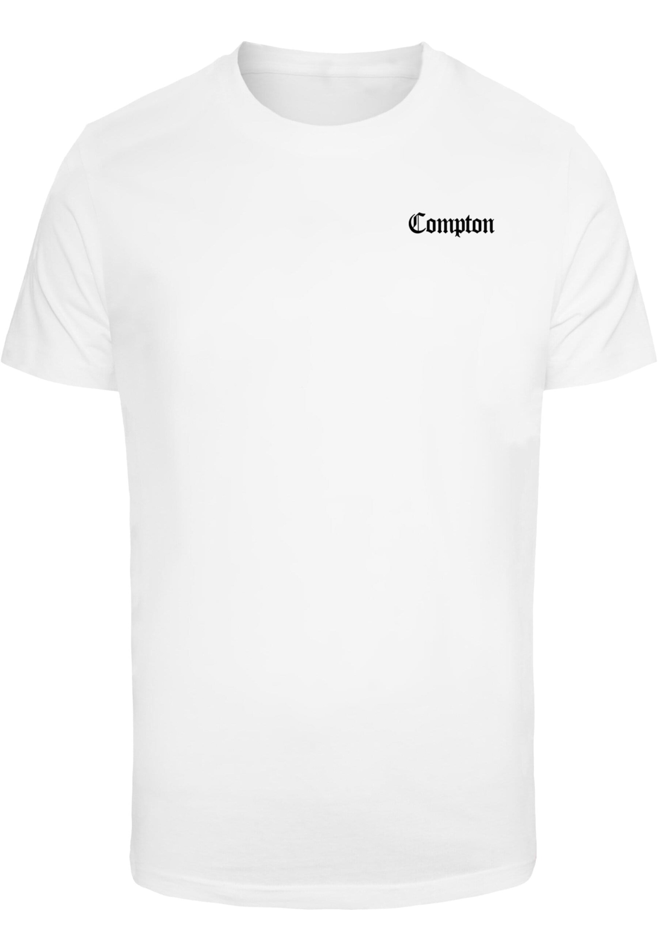 Mister Tee Shirt 'Compton' in White: front