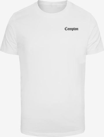 Maglietta 'Compton' di Mister Tee in bianco: frontale