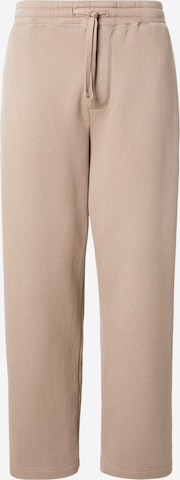 HOLLISTER Loosefit Housut värissä ruskea: etupuoli