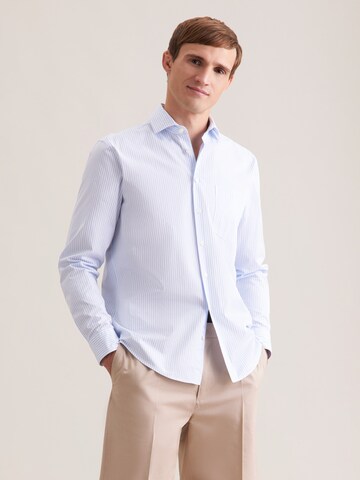 Coupe regular Chemise 'Casual Business' SEIDENSTICKER en bleu