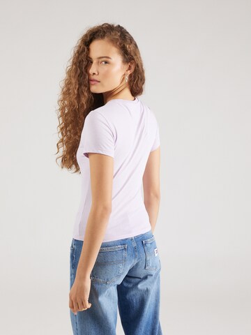 Tommy Jeans - Camisa 'ESSENTIAL' em roxo