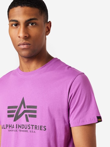 T-Shirt ALPHA INDUSTRIES en rose