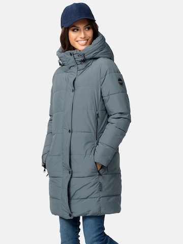 Manteau d’hiver 'Karumikoo XVI' MARIKOO en bleu : devant