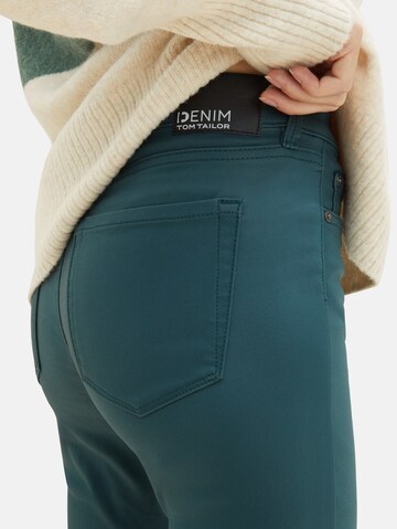 TOM TAILOR DENIM Skinny Jeans 'Nela' in Groen