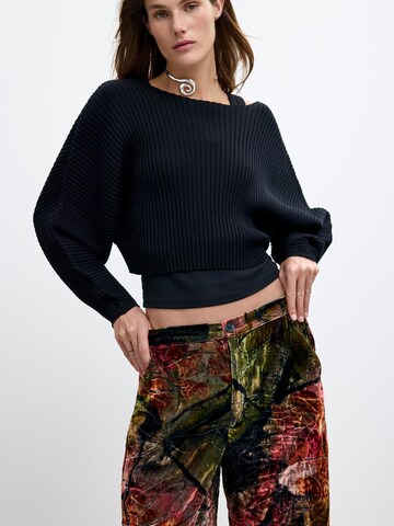 Desigual Wide leg Byxa 'M. C. Lacroix' i röd