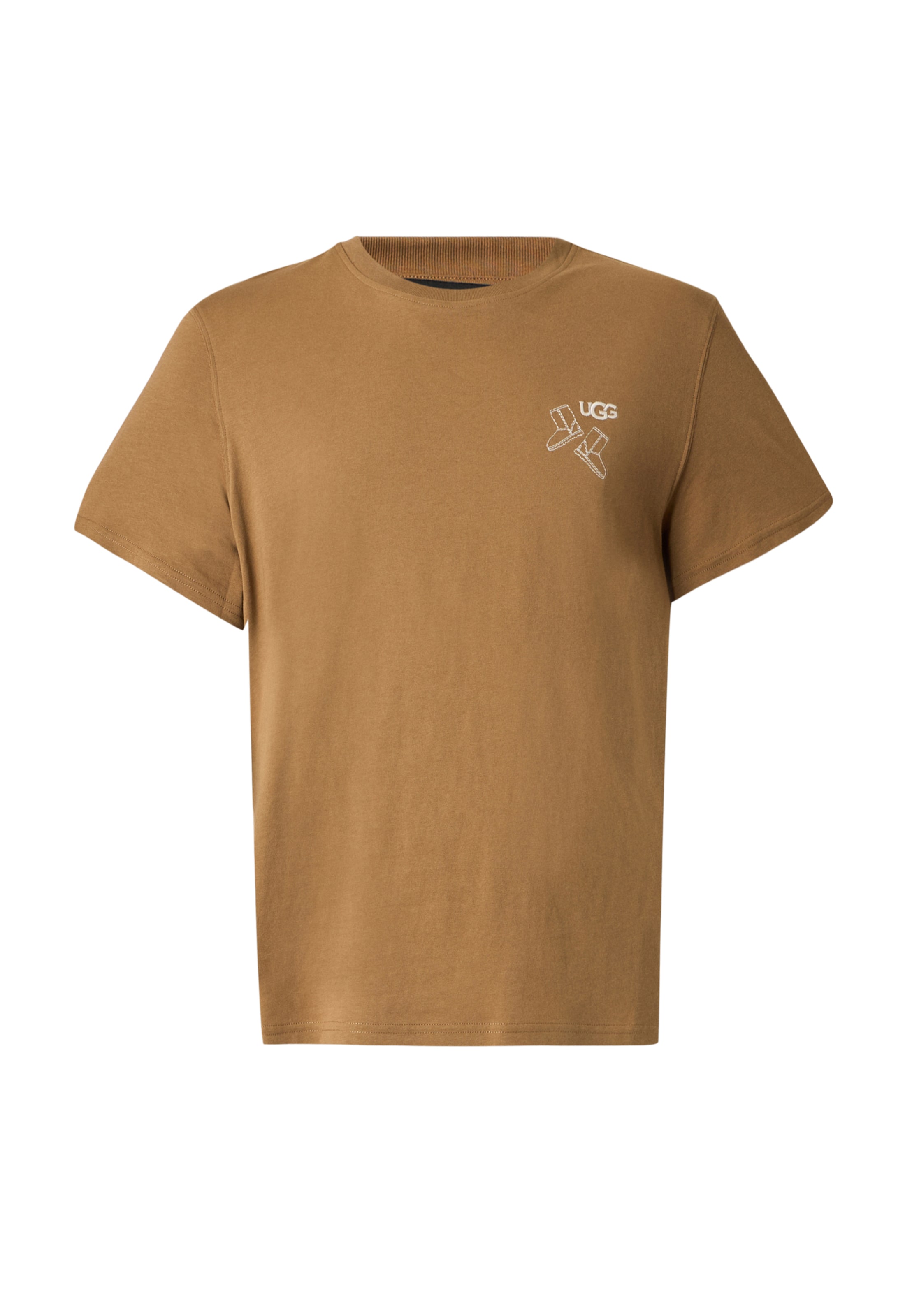 UGG T-Shirt 'Classic Boot' in Braun: Vorderseite