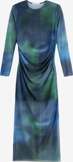 Bershka Kleid in blau / navy / grün, Produktansicht