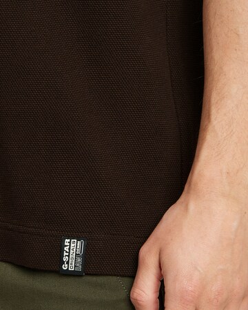 G-STAR Shirt 'Essential' in Brown