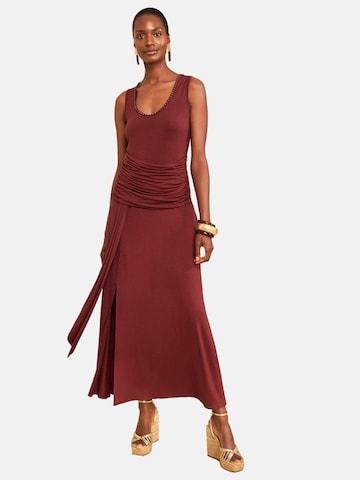 love & roses Jurk in Rood: voorkant
