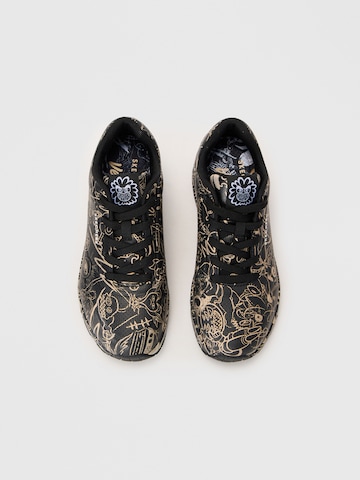 Sneaker low 'Uno' de la SKECHERS pe negru
