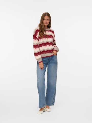 VERO MODA Pullover 'DOJA' i blandingsfarvet