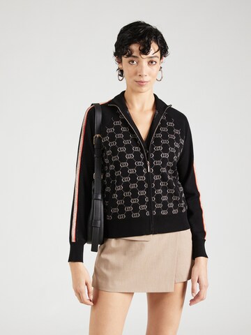 Liu Jo Strickjacke 'ECS Maglia' in Schwarz: Vorderseite