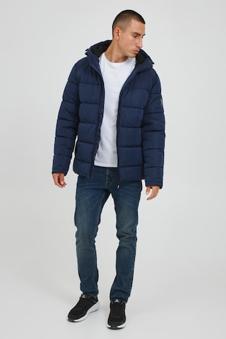 INDICODE JEANS Winter Jacket 'Herschel' in Blue