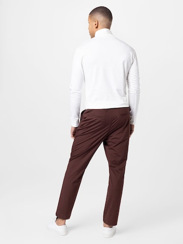 BOSS Black Regular Trousers 'Perin' in Brown