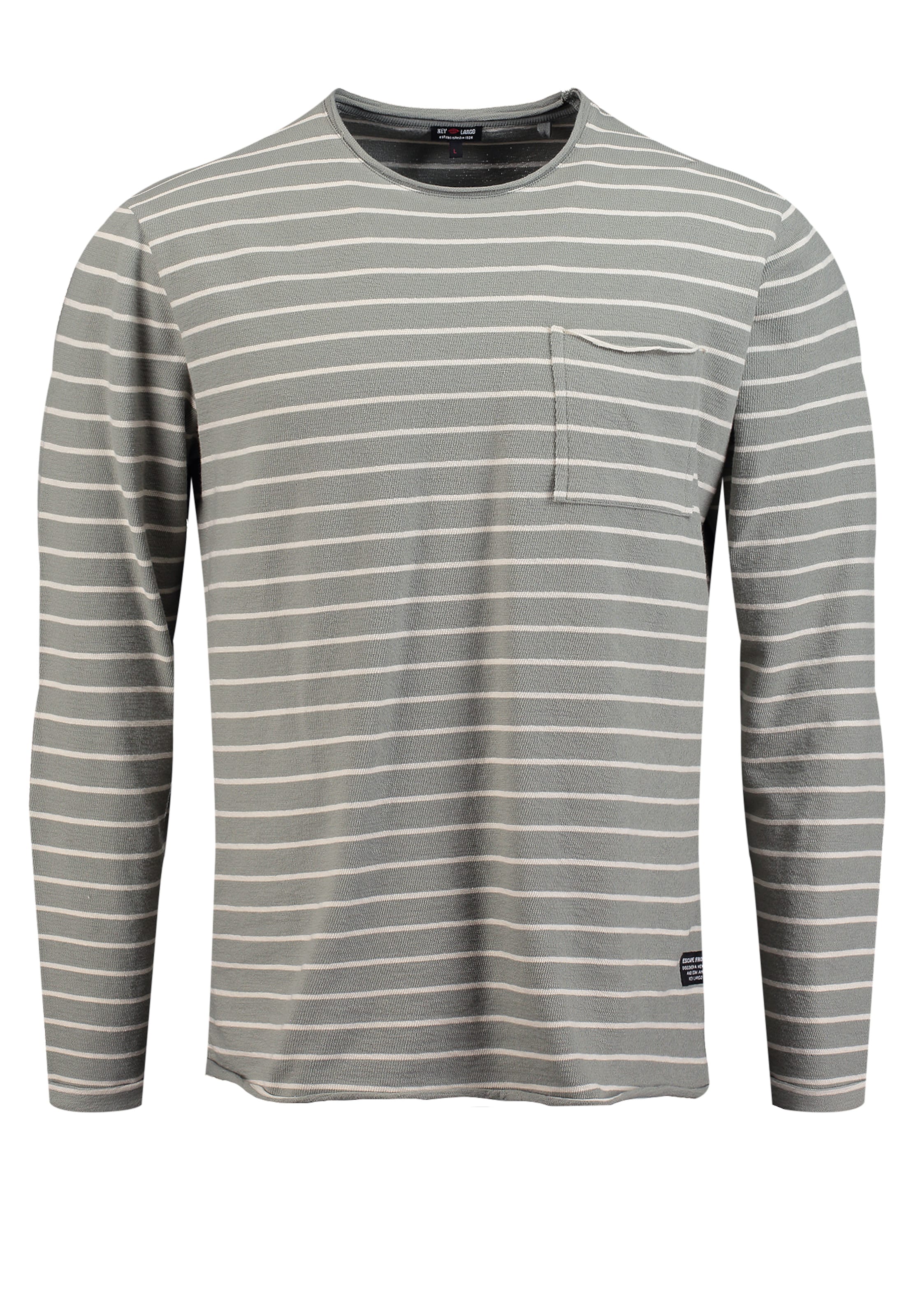 Key Largo T-shirt 'Bruno' i grön: framsida