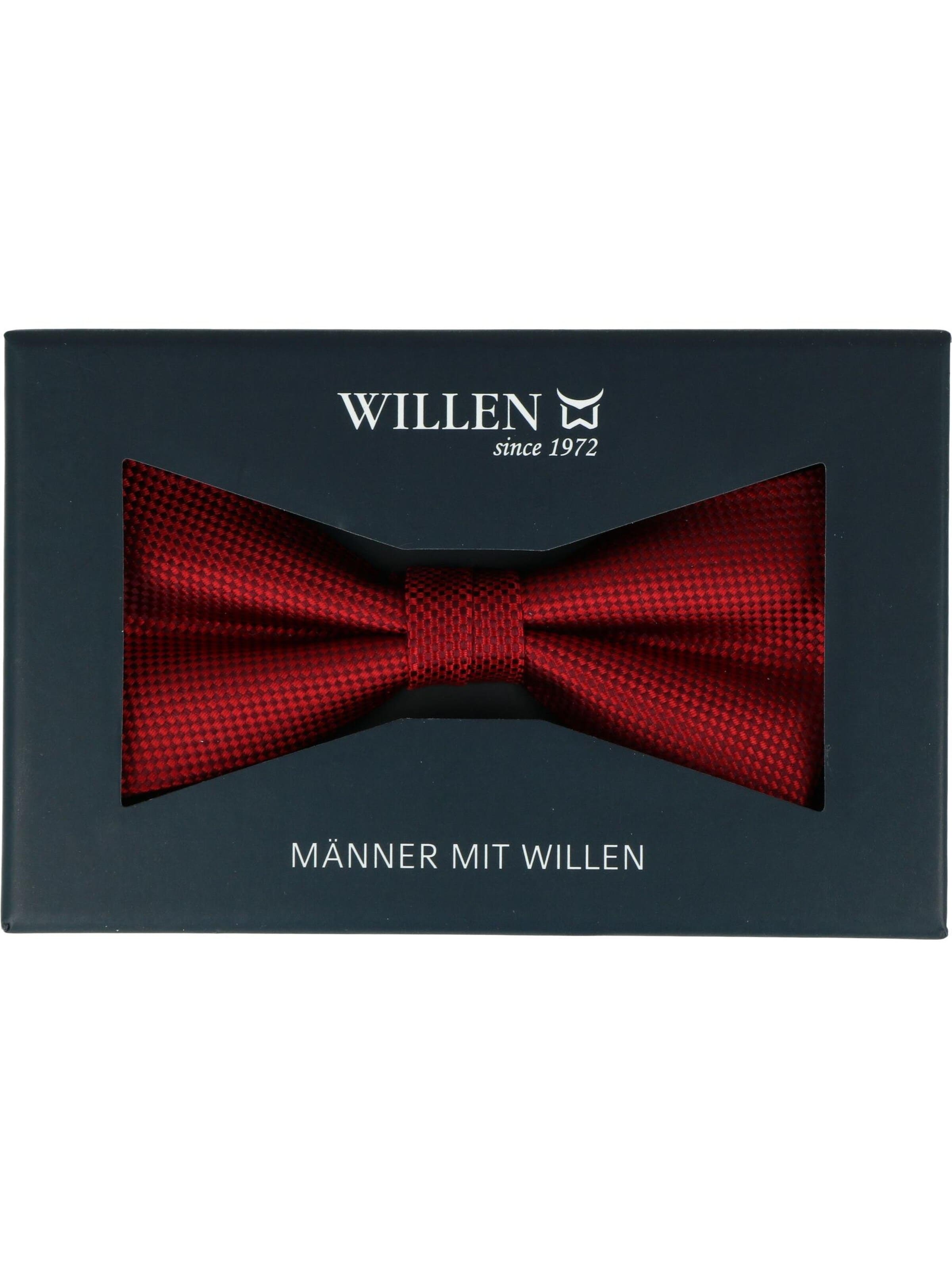 WILLEN Bow Tie 'Oxford' in Red