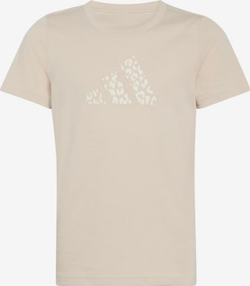 ADIDAS SPORTSWEAR Toiminnallinen paita värissä harmaa: etupuoli