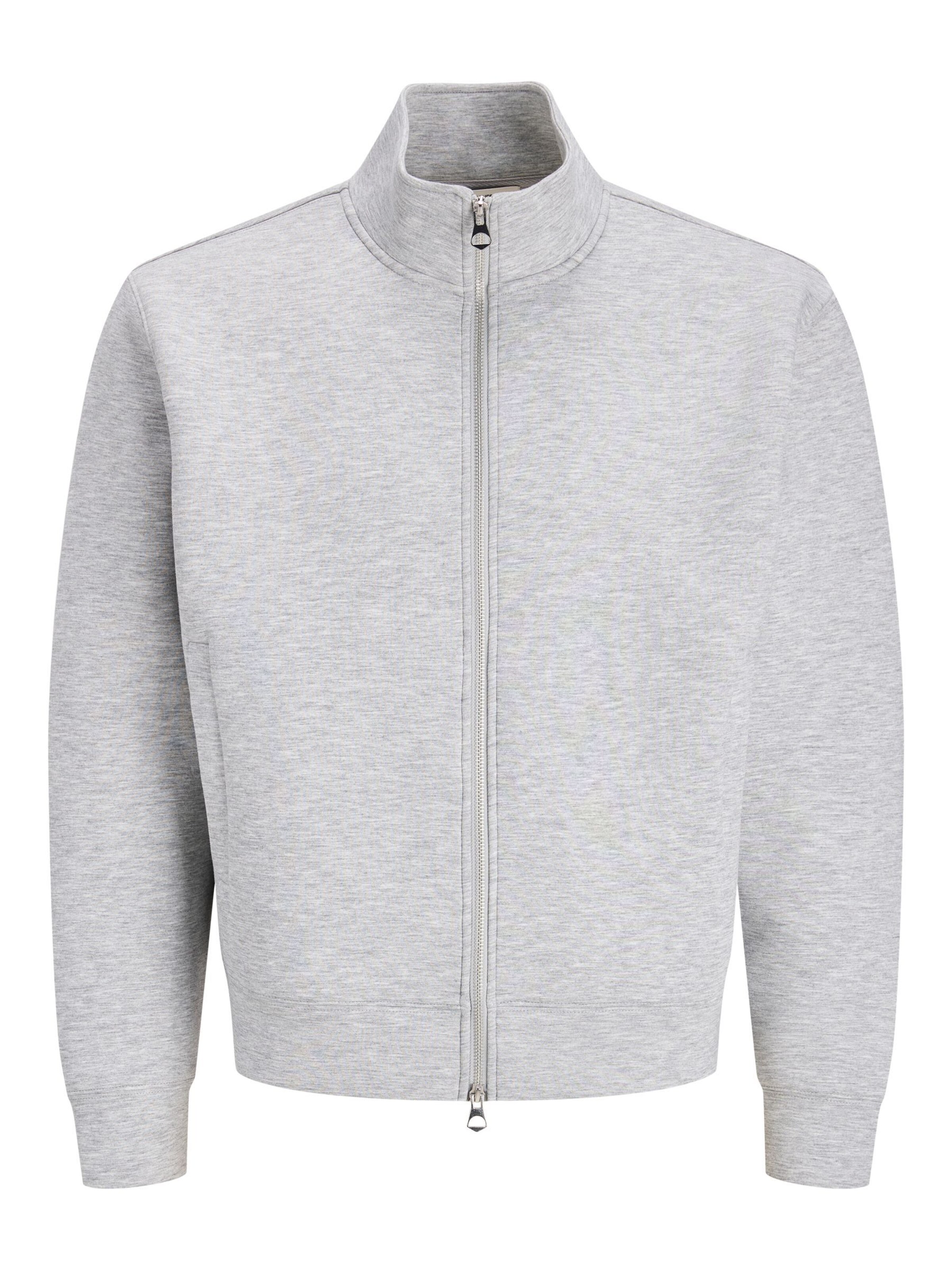 Giacca di felpa in L JACK & JONES di colore grigio sfumato, Visualizzazione prodotti
