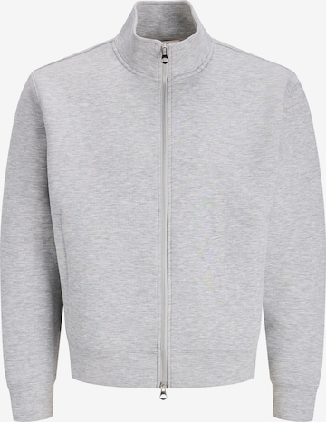 JACK & JONES Sweatjacke in Grau: Vorderseite