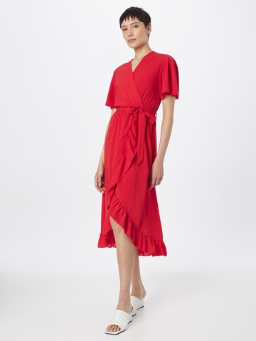 Mela London - Vestido em vermelho: frente
