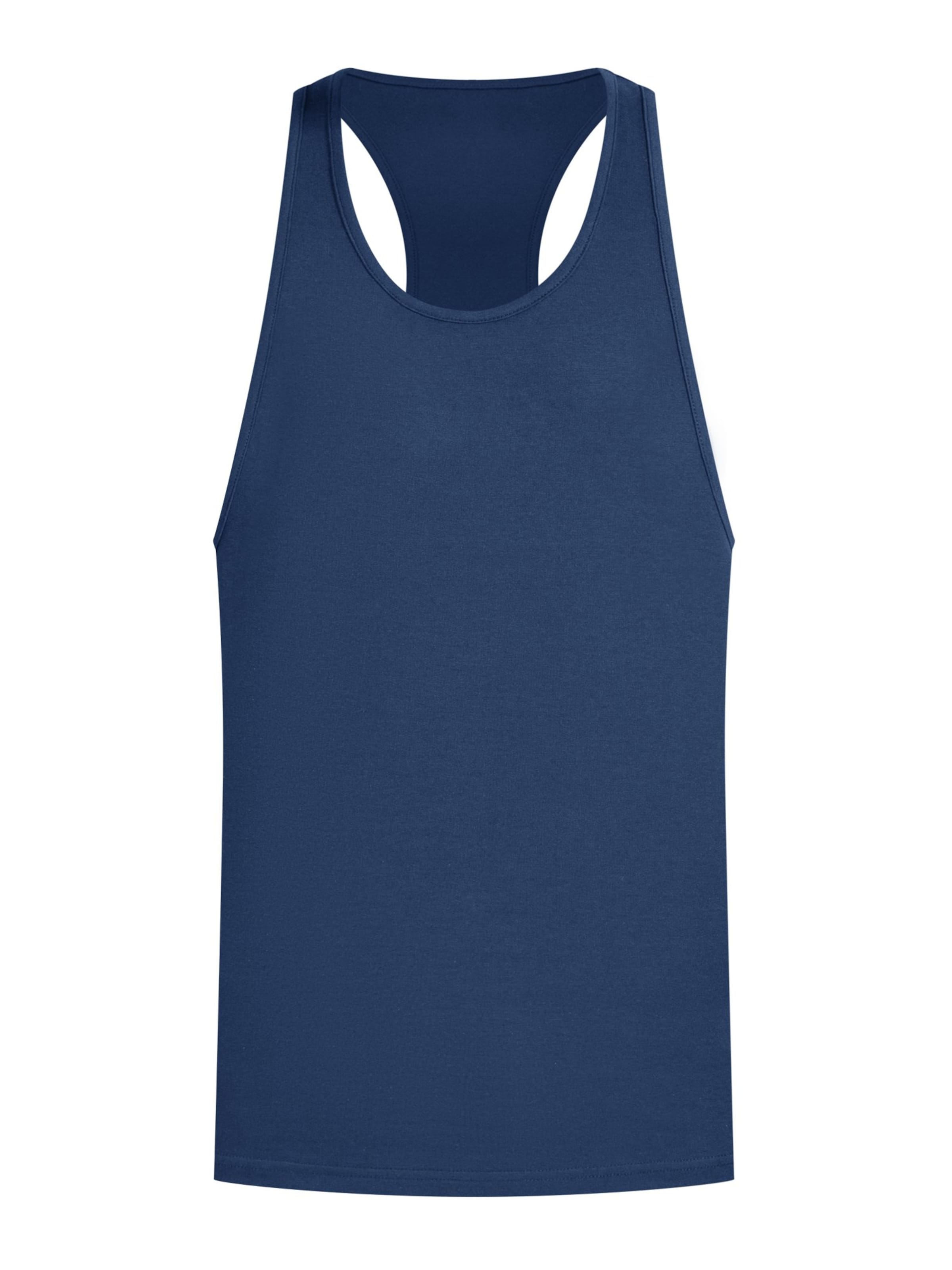 T-Shirt Smilodox en bleu : devant