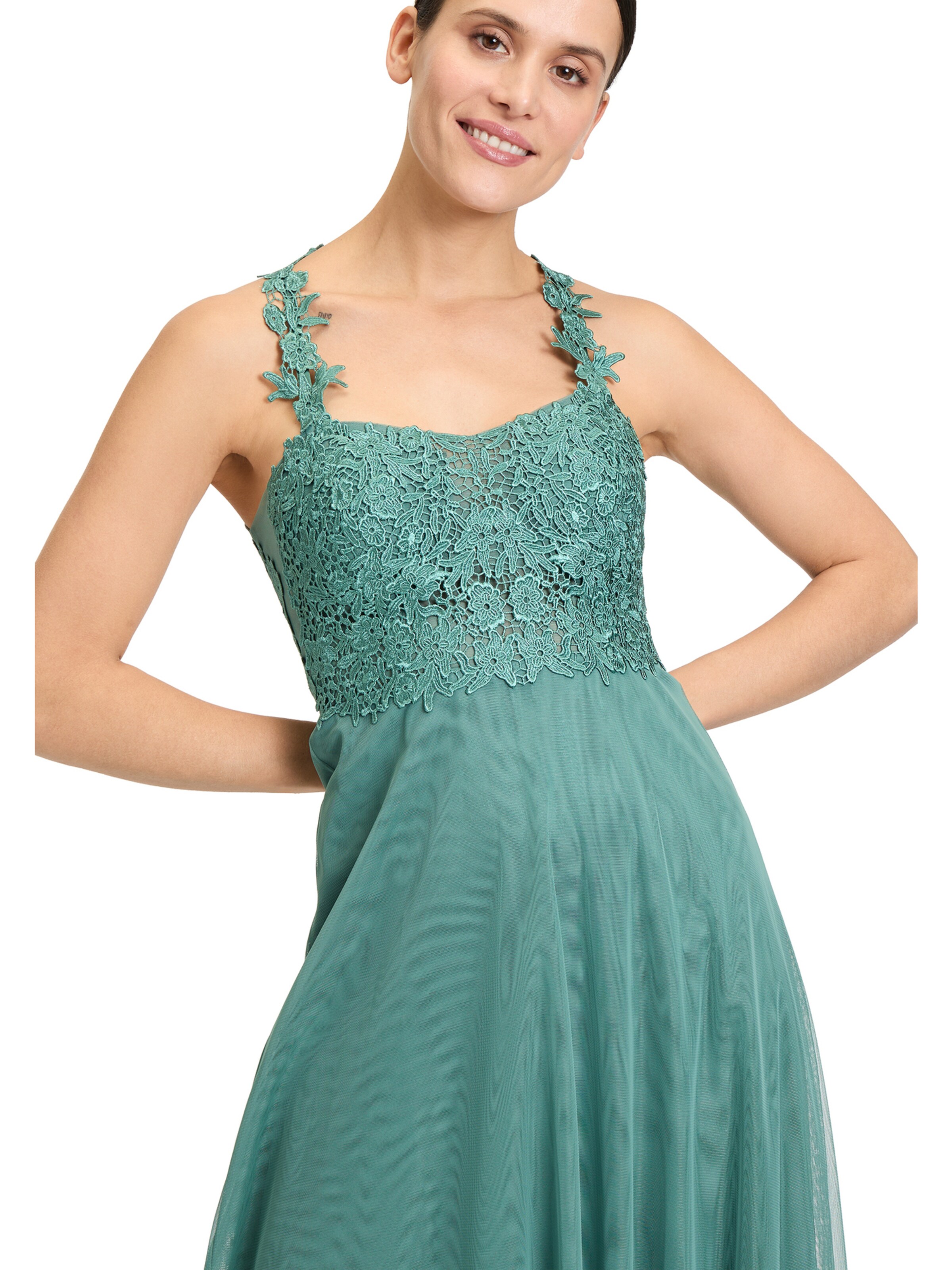 Robe de soirée Vera Mont en vert