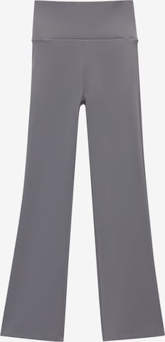 Pull&Bear Flared Leggings in Grau: predná strana