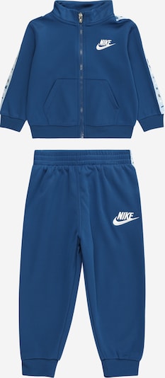 Nike Sportswear Jogginganzug in blau / weiß, Produktansicht